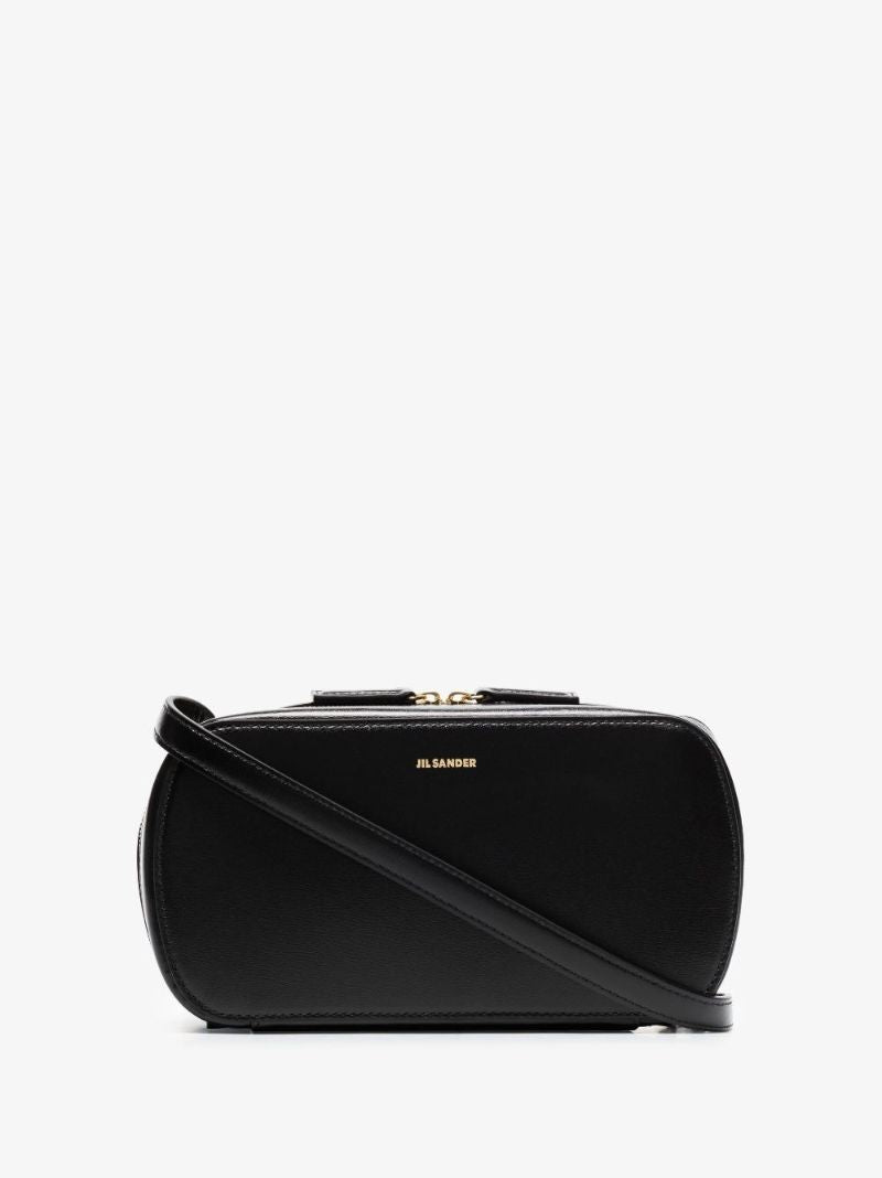 Black Tradition Small Leather Cross Body Bag
