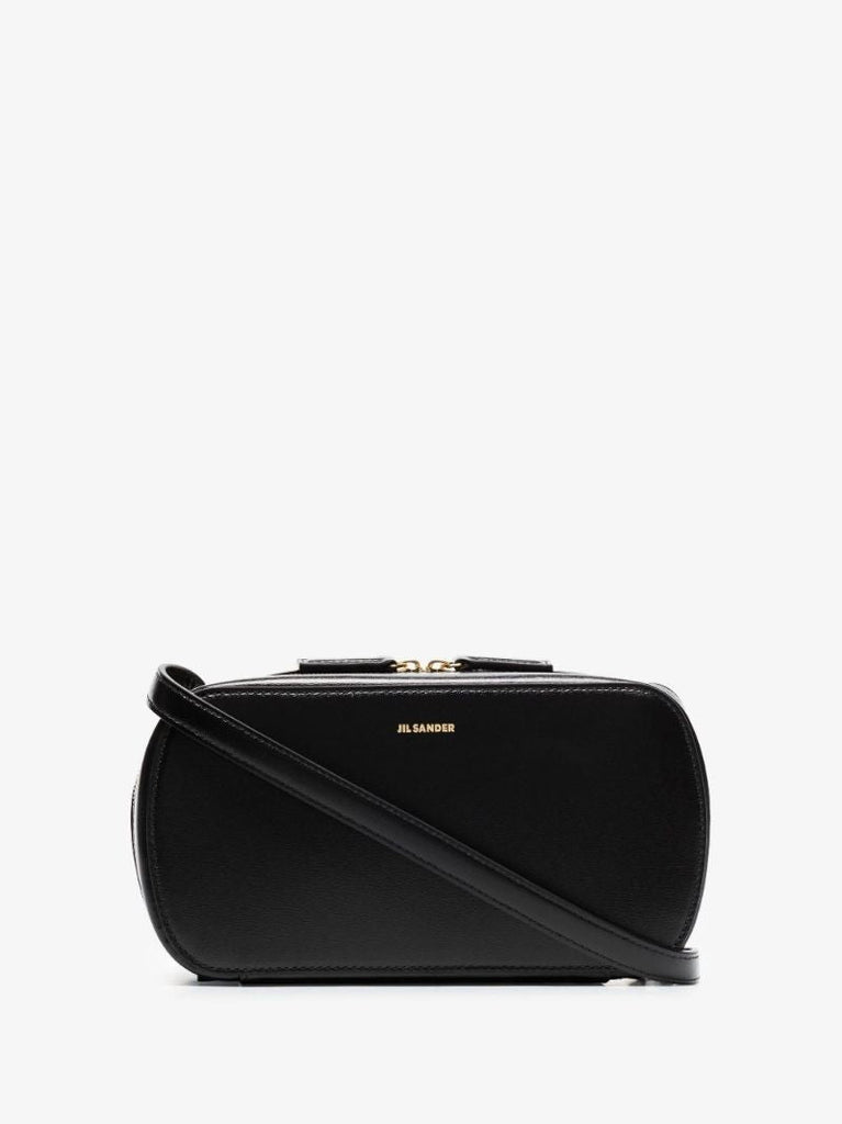 Black Tradition Small Leather Cross Body Bag