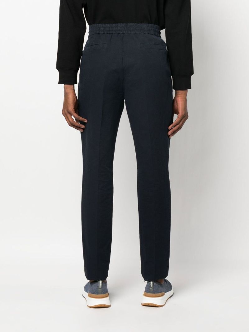 Blue Drawstring Track Trousers
