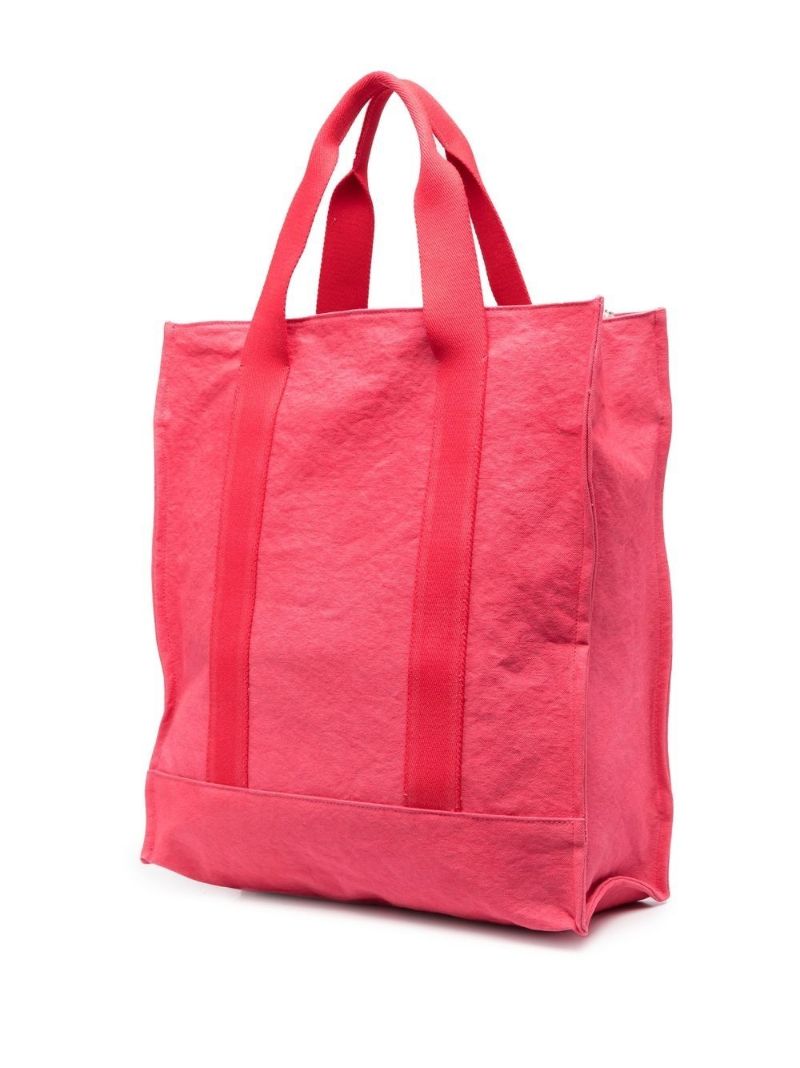 Red Smiley One Life Tote Bag