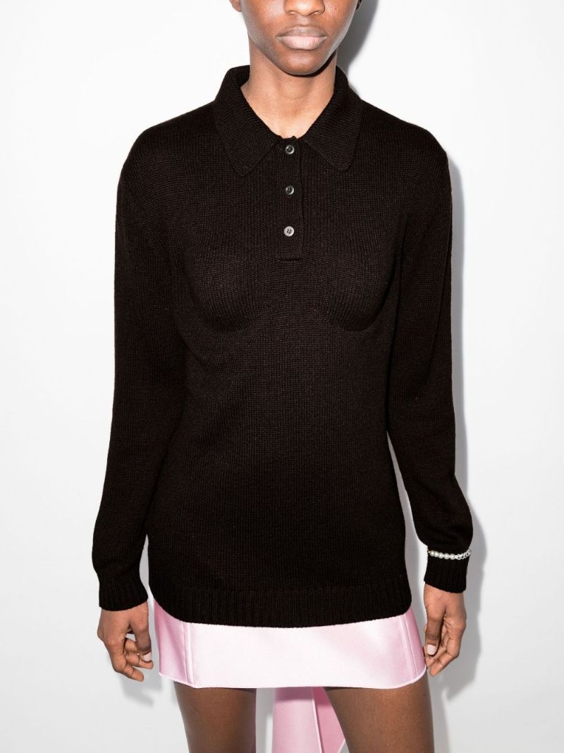 Cashmere Polo Top