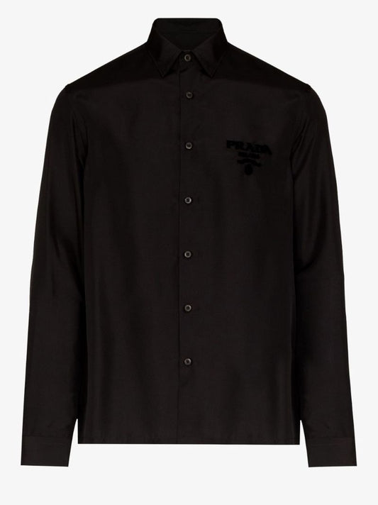 Party Logo Embroidered Silk Shirt