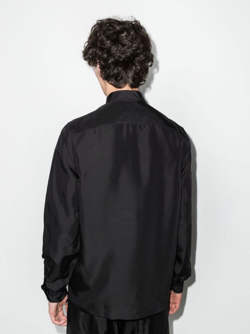 Party Logo Embroidered Silk Shirt