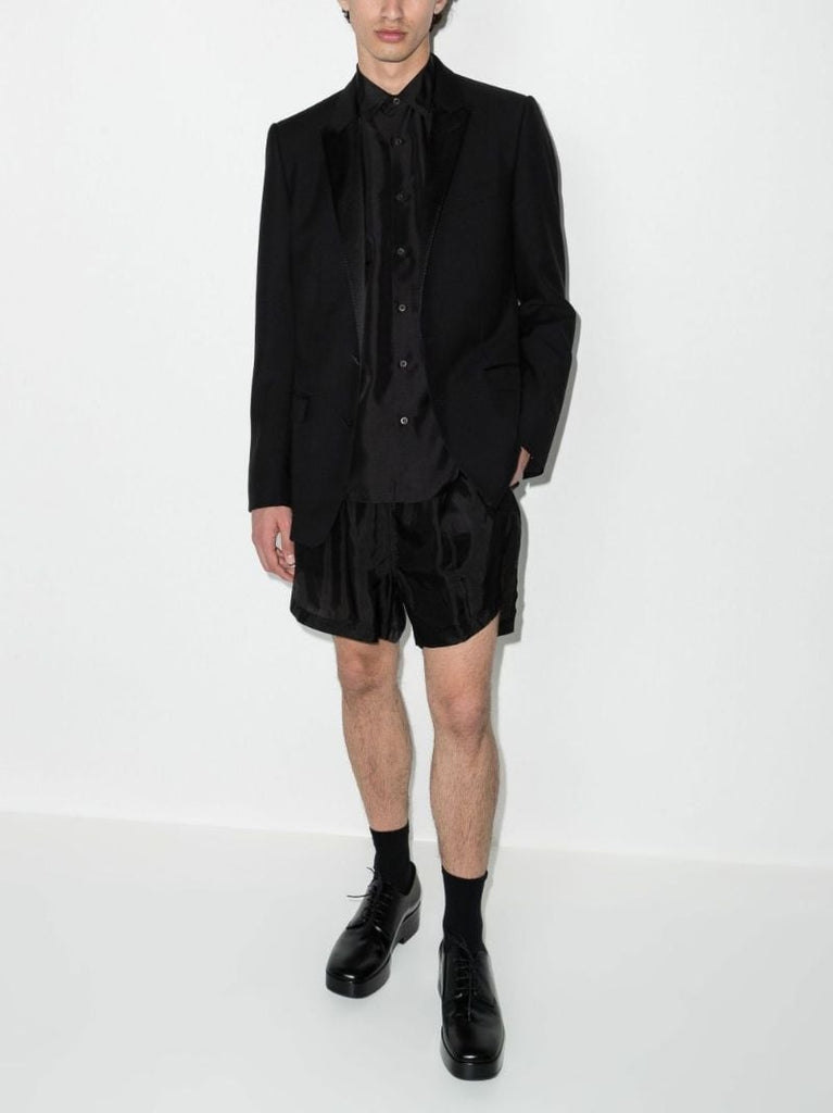 Party Logo Embroidered Silk Shirt