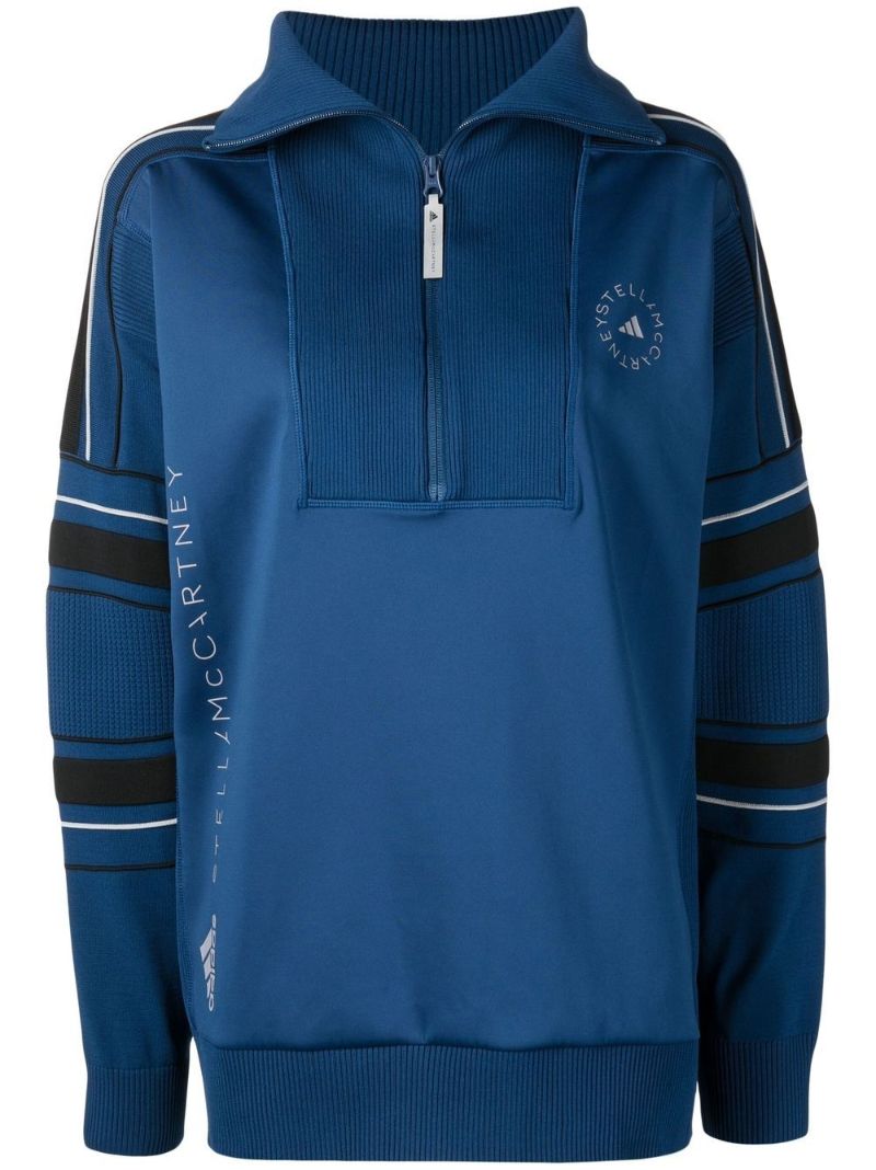 Blue Truenature Knit Track Top