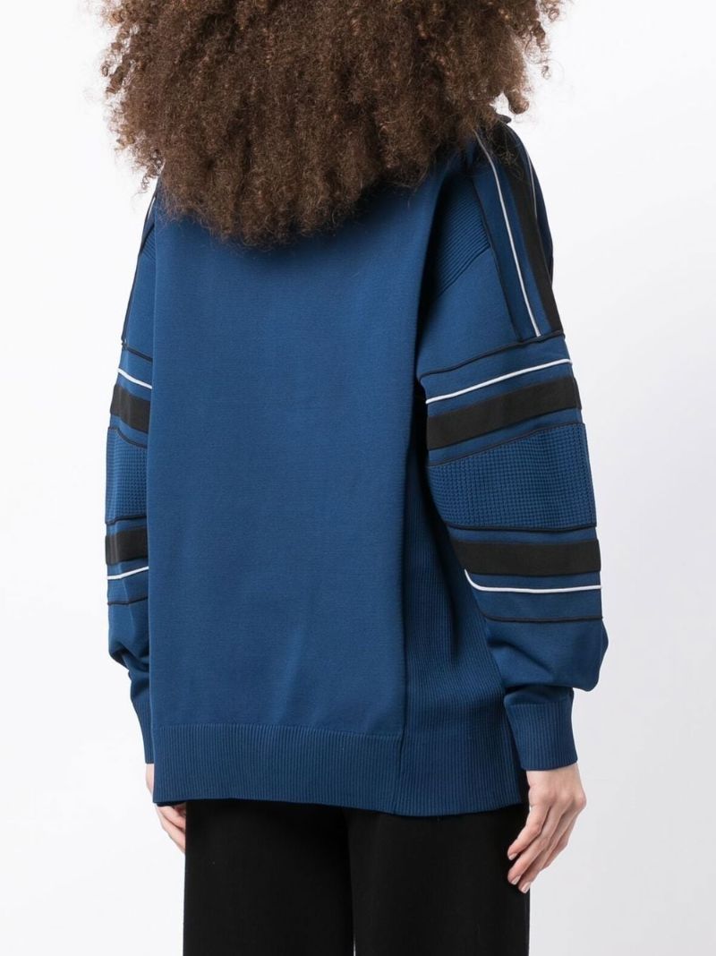 Blue Truenature Knit Track Top