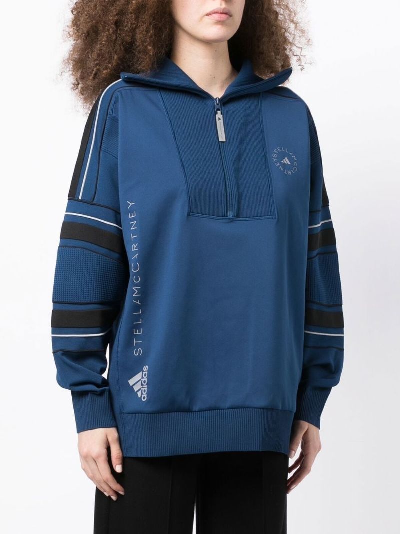 Blue Truenature Knit Track Top