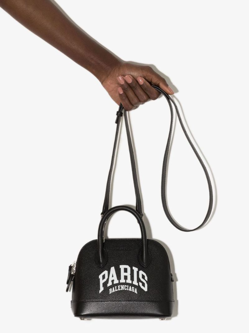 Black Cities Paris Ville Xxs Leather Tote Bag
