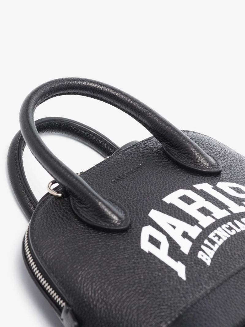 Black Cities Paris Ville Xxs Leather Tote Bag