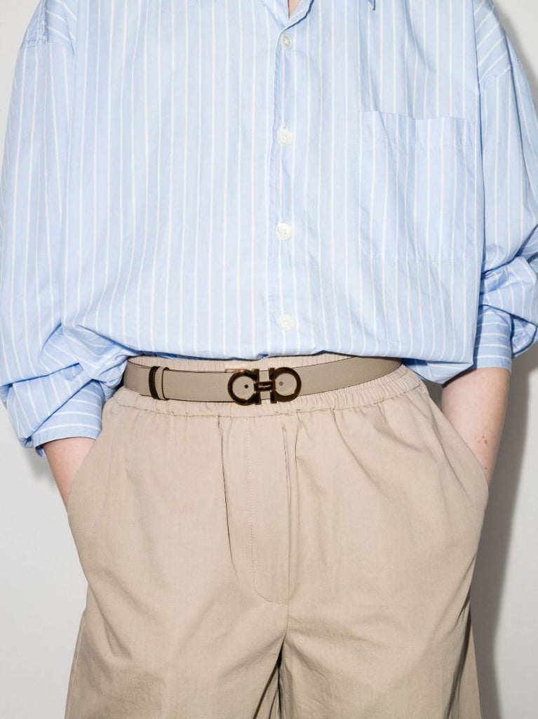 Neutral Donna Reversible Leather Belt