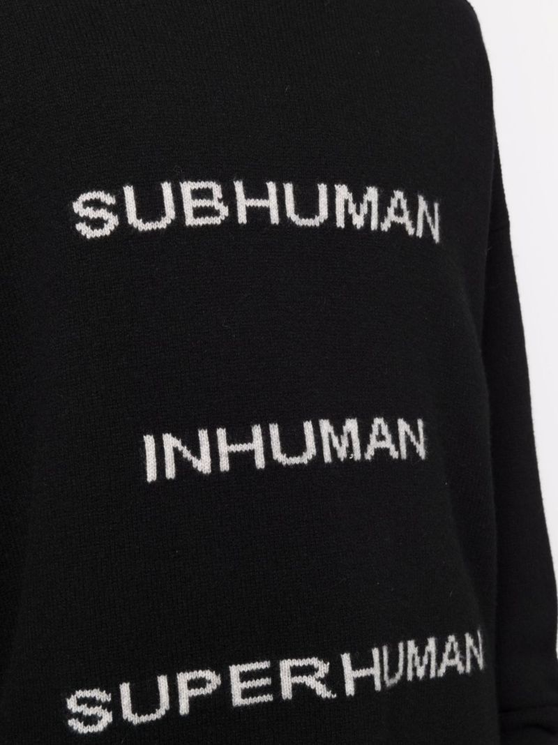 Black Tommy Oversized Cashmere Hoodie