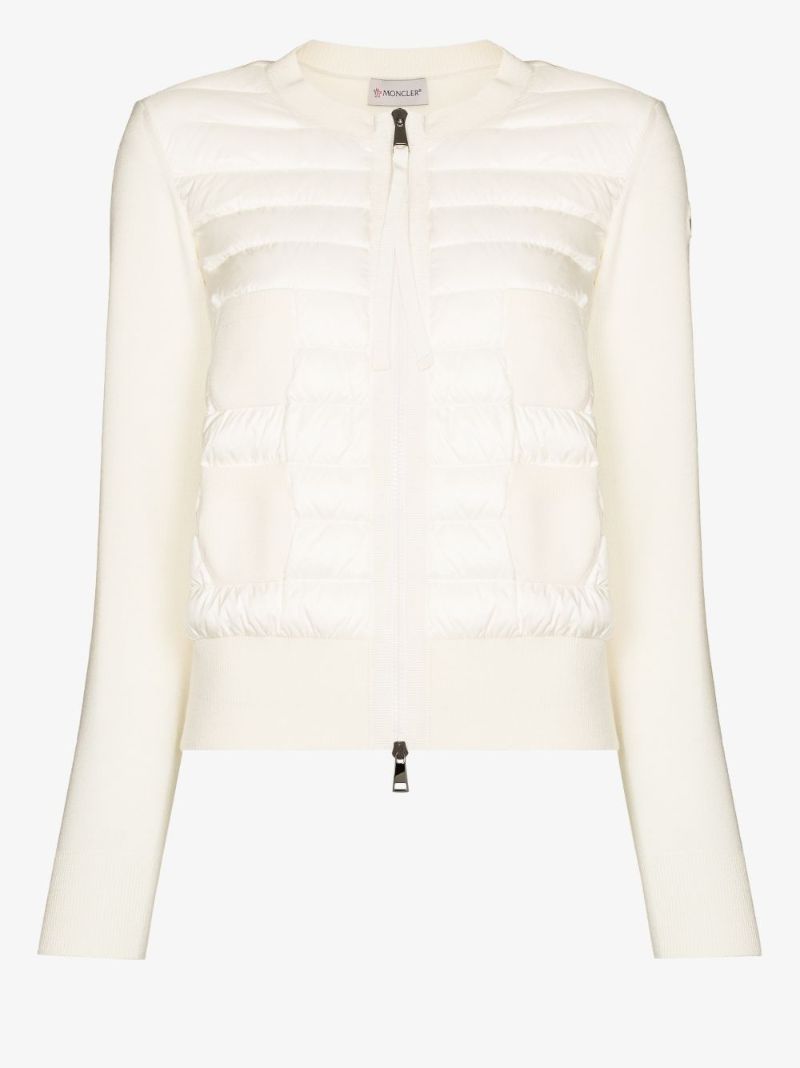 Padded Zip-up Sweater
