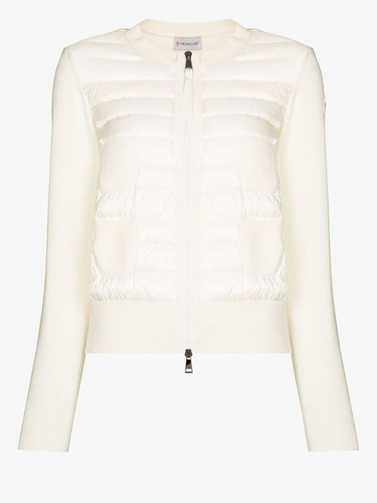 Padded Zip-up Sweater