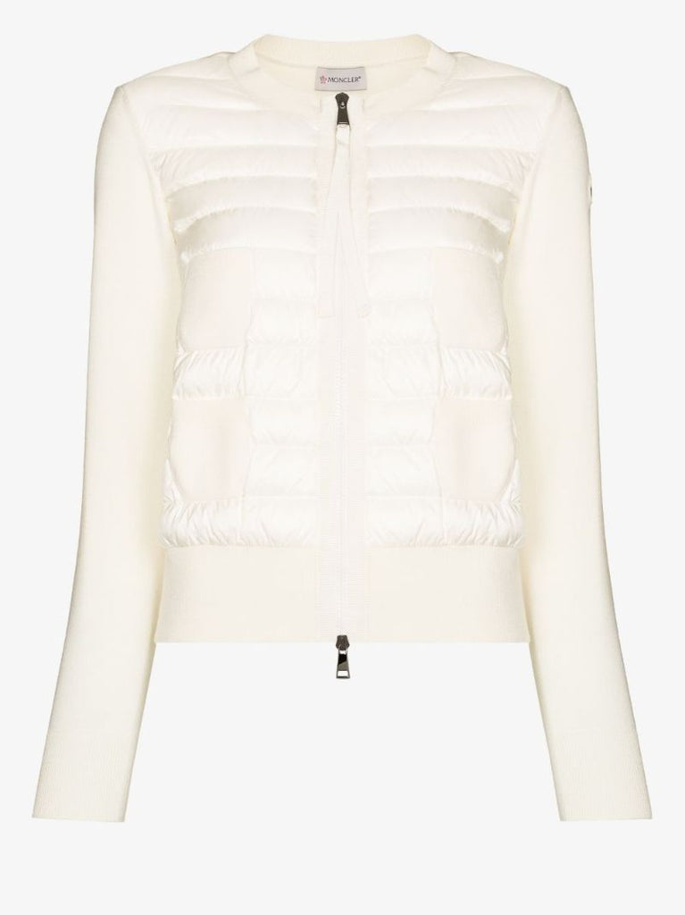 Padded Zip-up Sweater