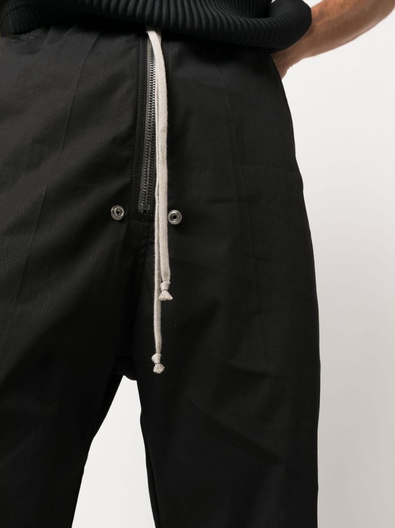 Black Bela Cotton Track Shorts