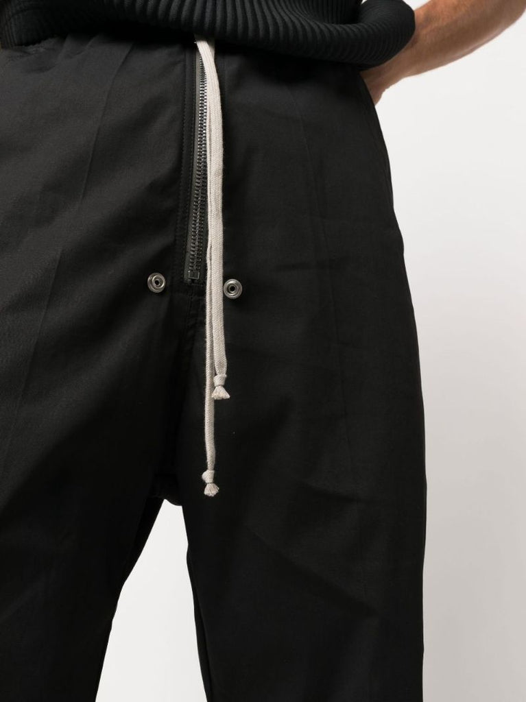 Black Bela Cotton Track Shorts
