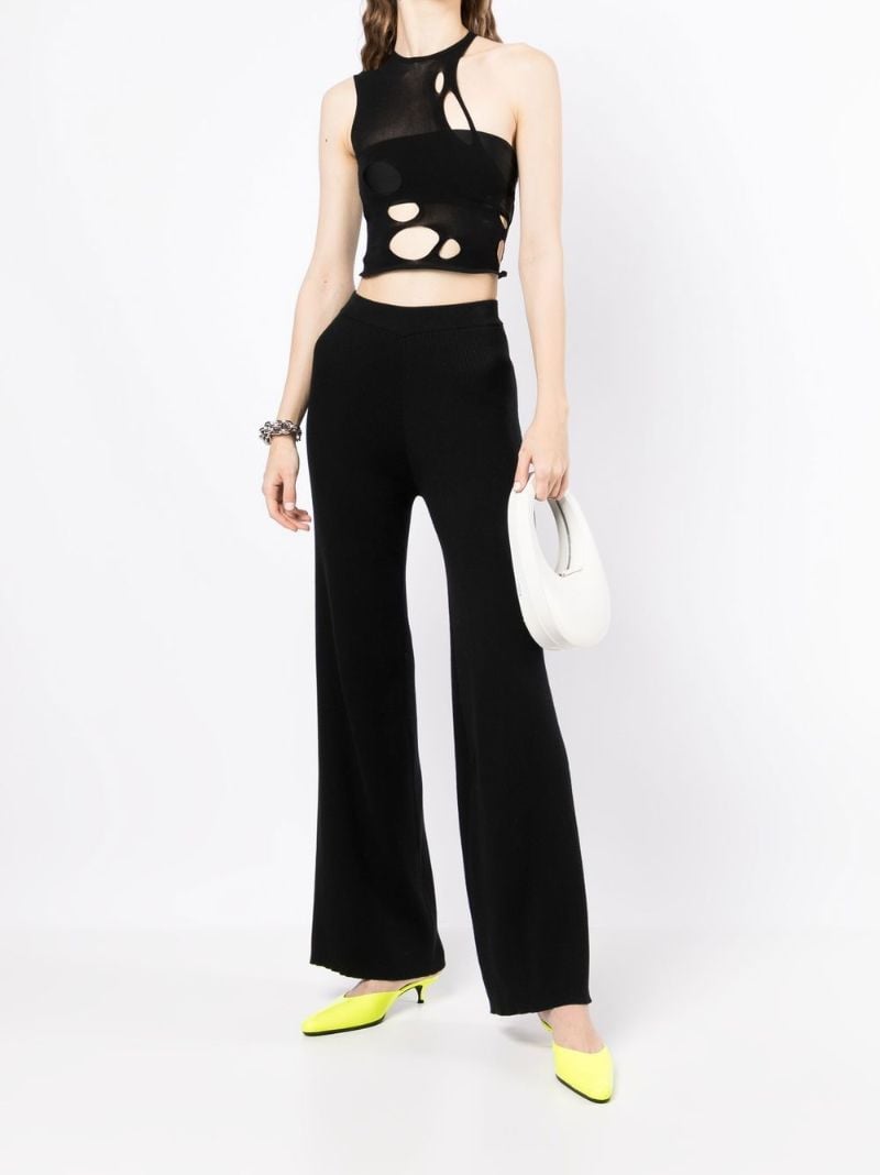 Black Cut-out Asymmetric Top