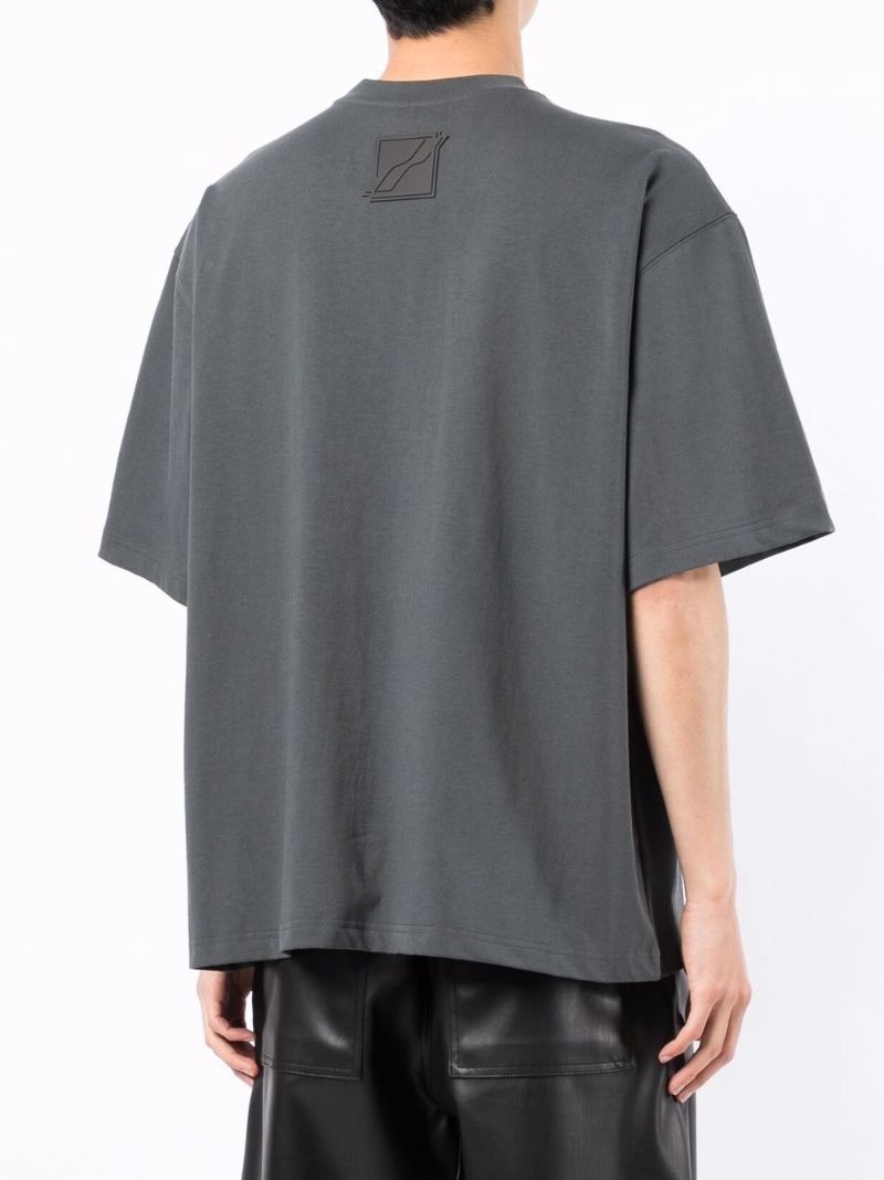 Grey Logo Print T-shirt