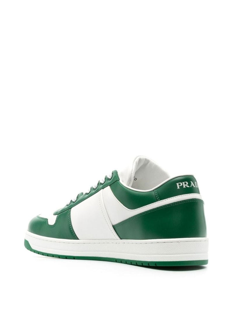 White Downtown Low-top Leather Sneakers