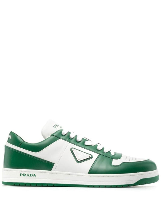White Downtown Low-top Leather Sneakers