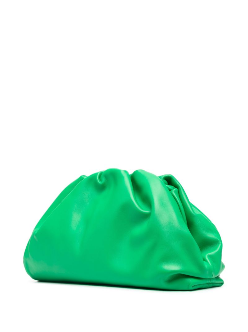 Green Teen Pouch Leather Clutch Bag