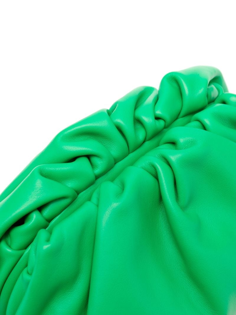 Green Teen Pouch Leather Clutch Bag