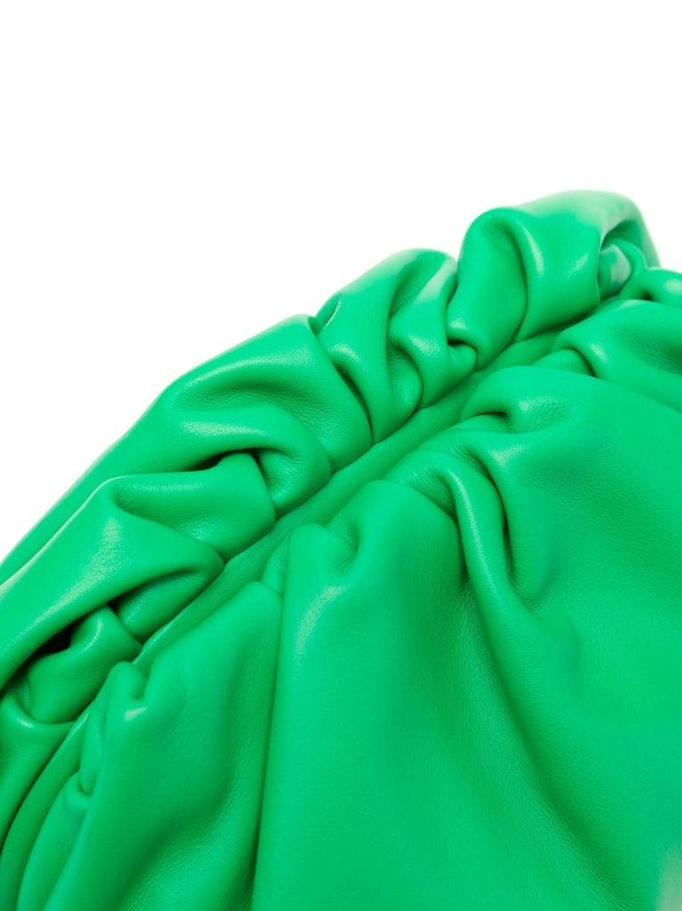Green Teen Pouch Leather Clutch Bag