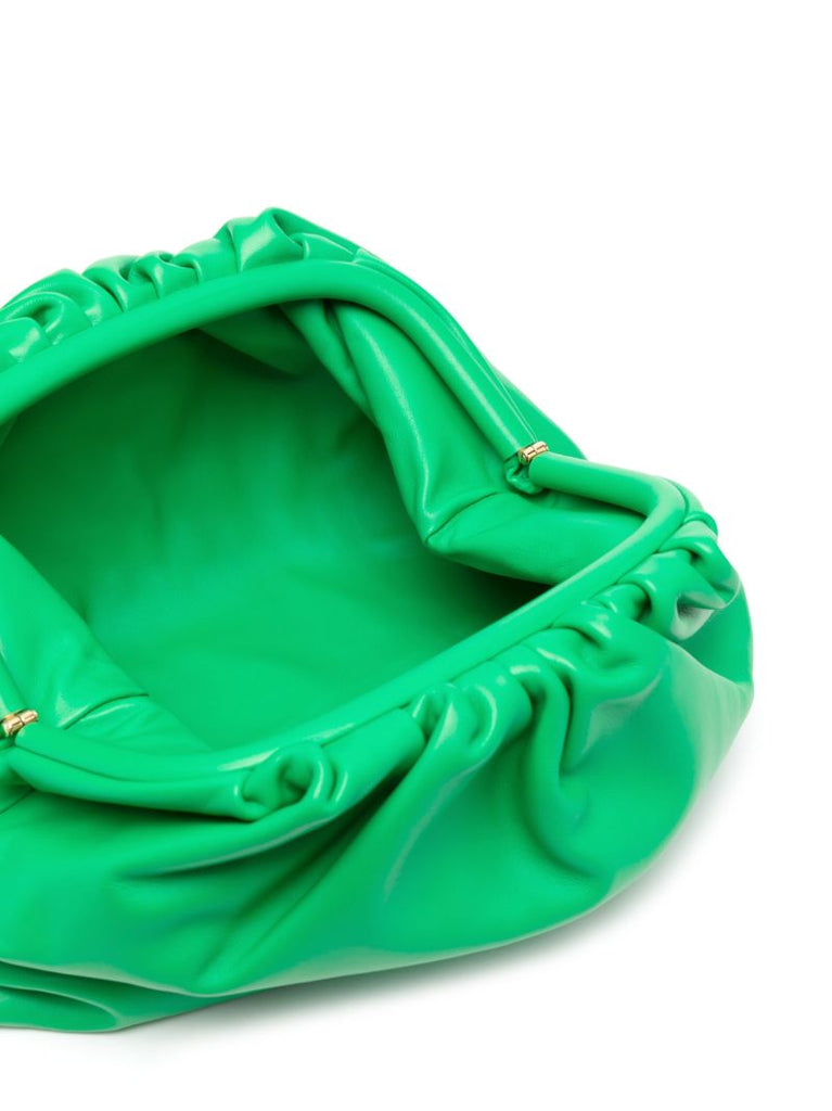 Green Teen Pouch Leather Clutch Bag