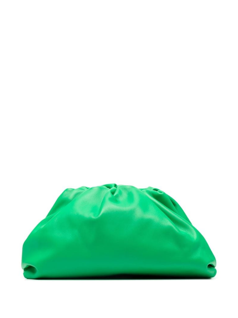 Green Teen Pouch Leather Clutch Bag