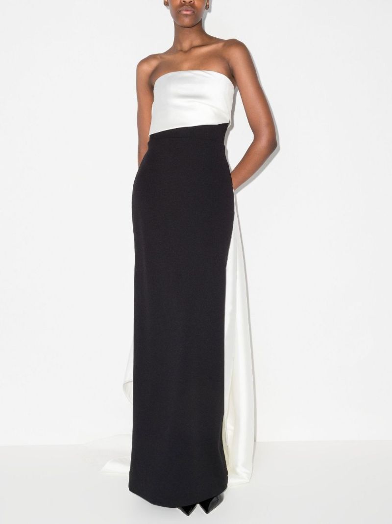 Kinsley Strapless Two-tone Gown