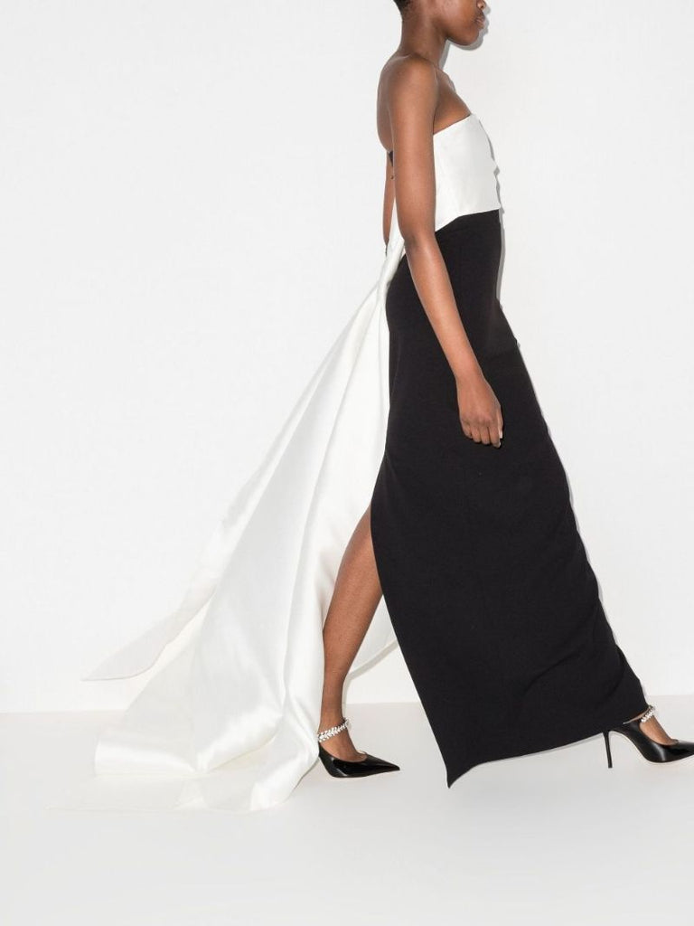 Kinsley Strapless Two-tone Gown