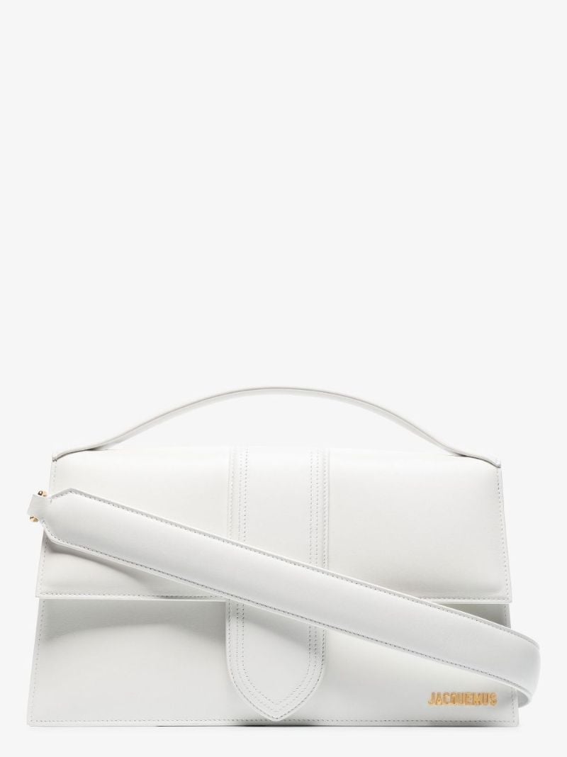 White  Le Grand Bambinou Leather Shoulder Bag