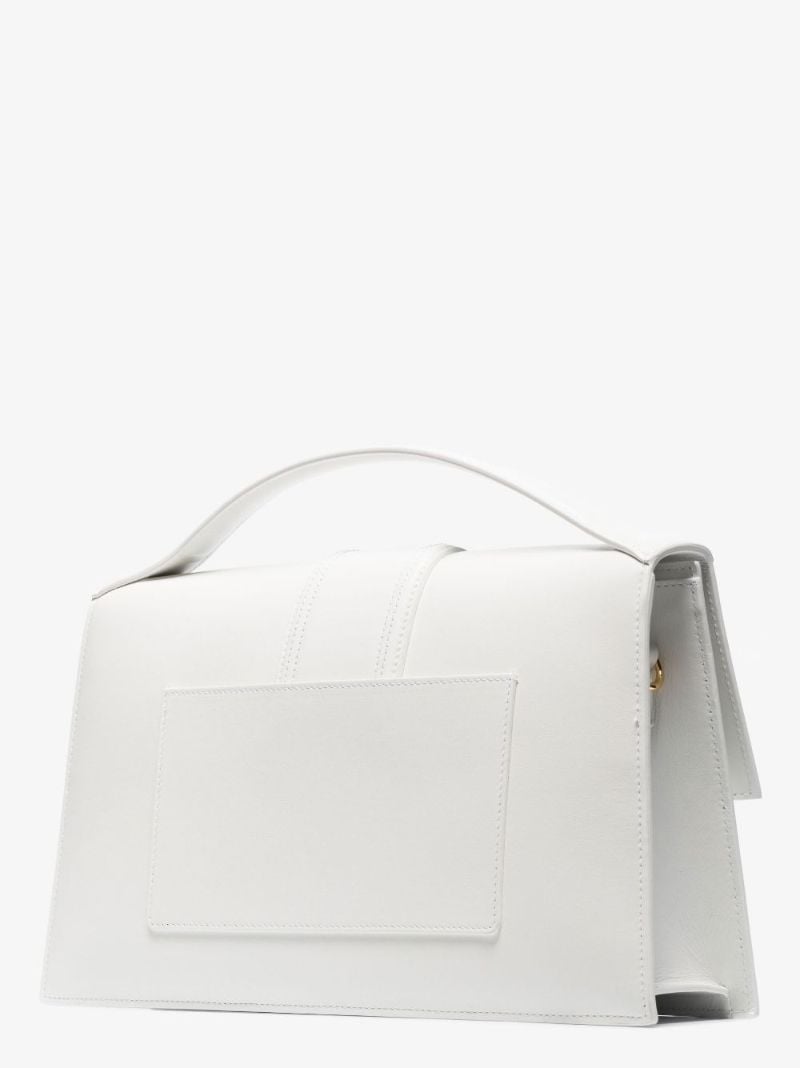 White  Le Grand Bambinou Leather Shoulder Bag