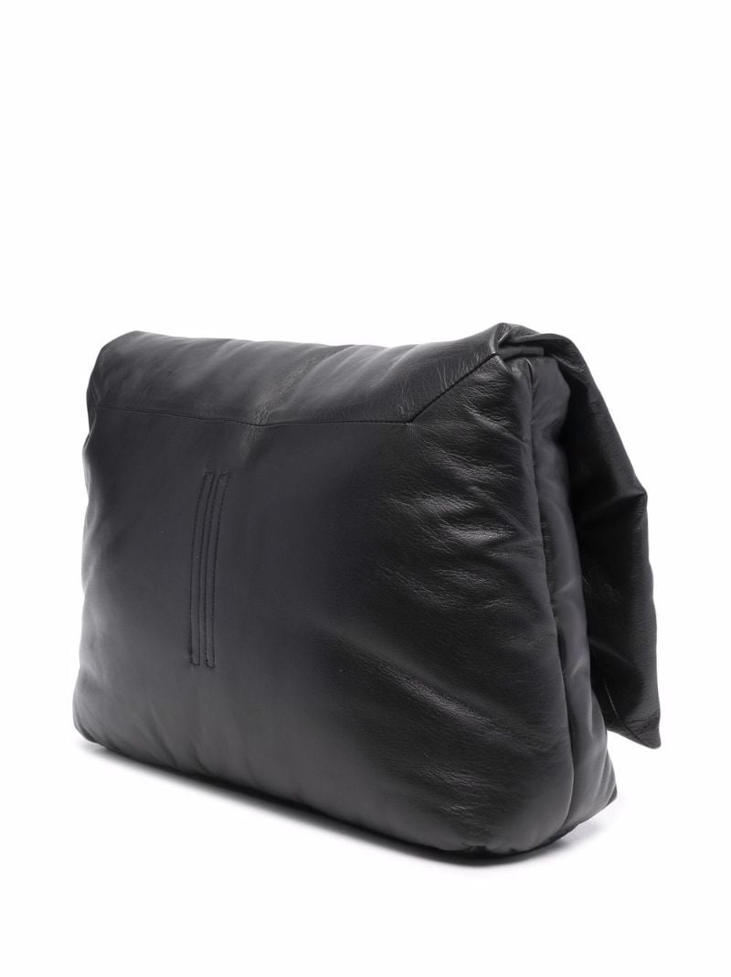 Black Pillow Small Leather Cross Body Bag