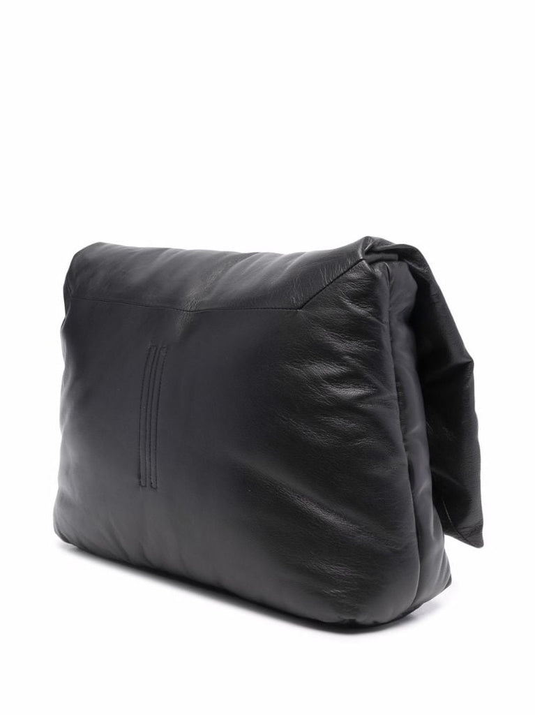 Black Pillow Small Leather Cross Body Bag
