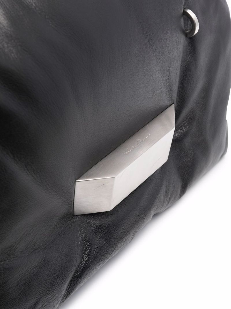 Black Pillow Small Leather Cross Body Bag