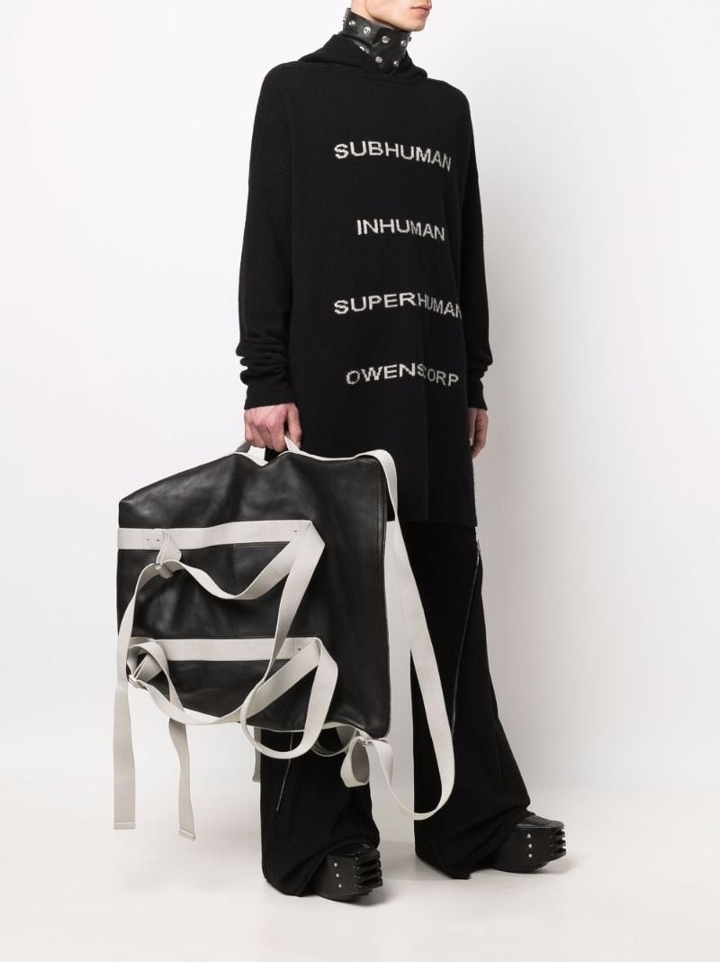 Black Jumbo Trolley Backpack