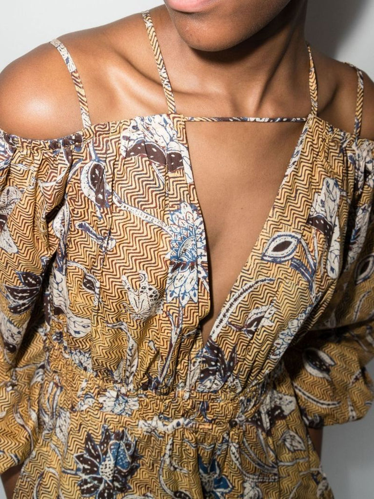 Tahlia Off-the-shoulder Midi Dress