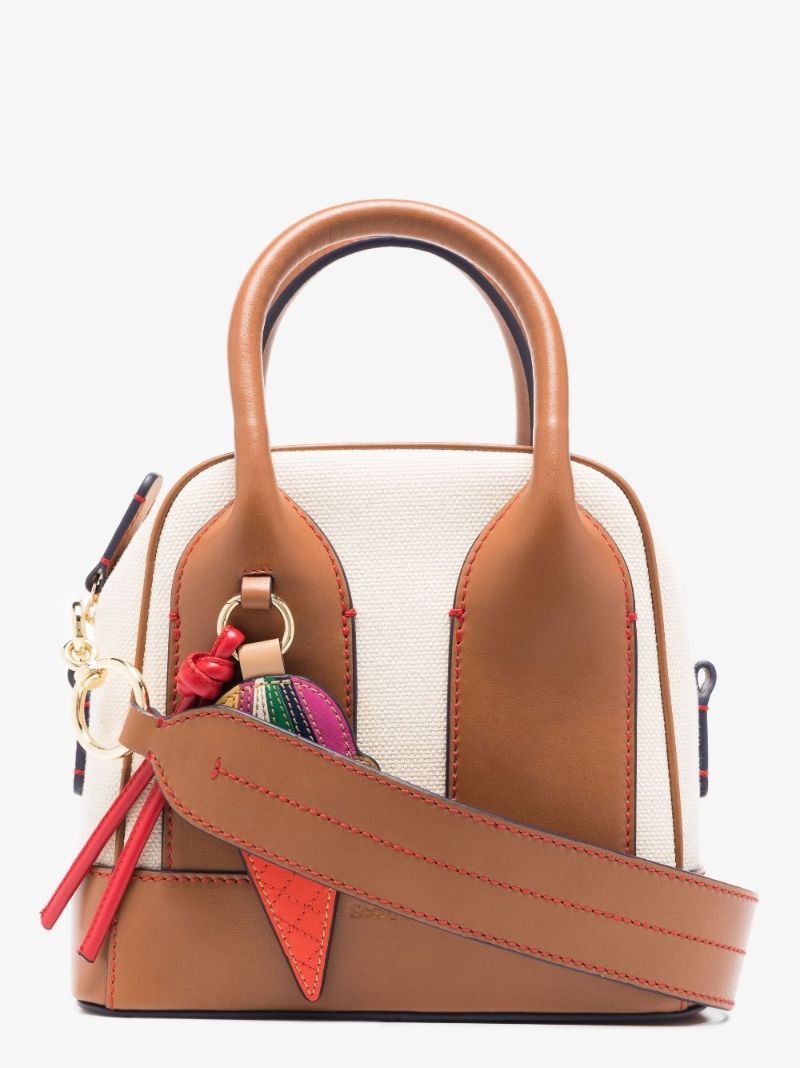 Neutral Odessa Small Tote Bag