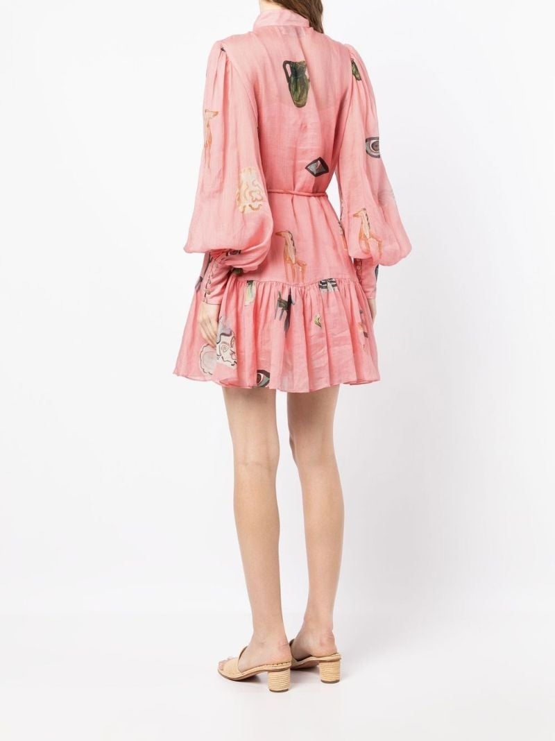 Pink Smock Mini Dress