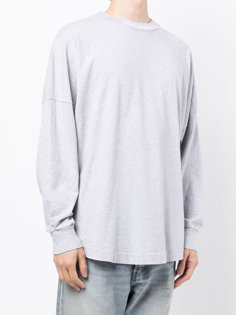Grey Classic Logo Long Sleeve T-shirt