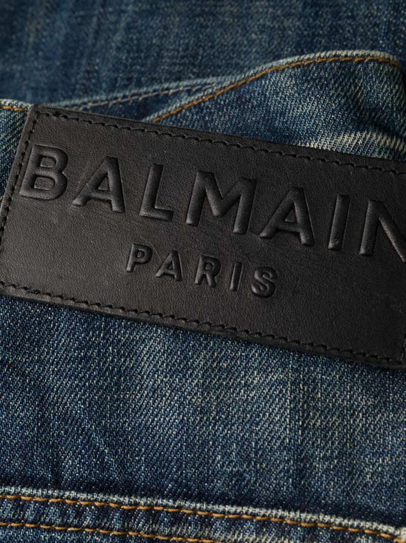 Blue Faded Slim Fit Jeans