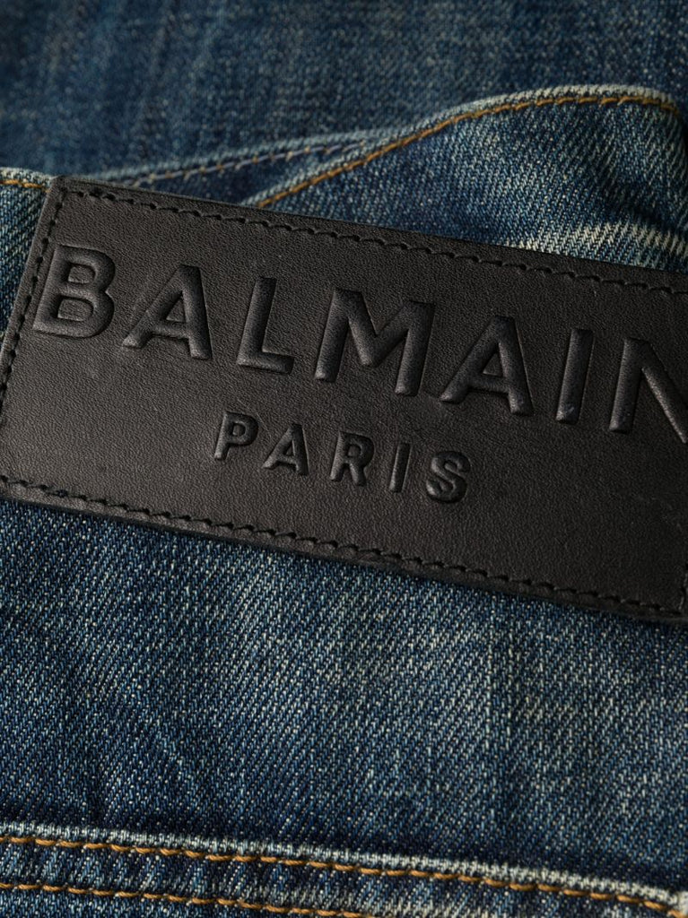 Blue Faded Slim Fit Jeans