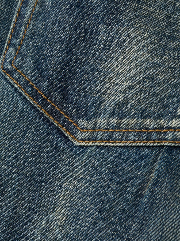 Blue Faded Slim Fit Jeans