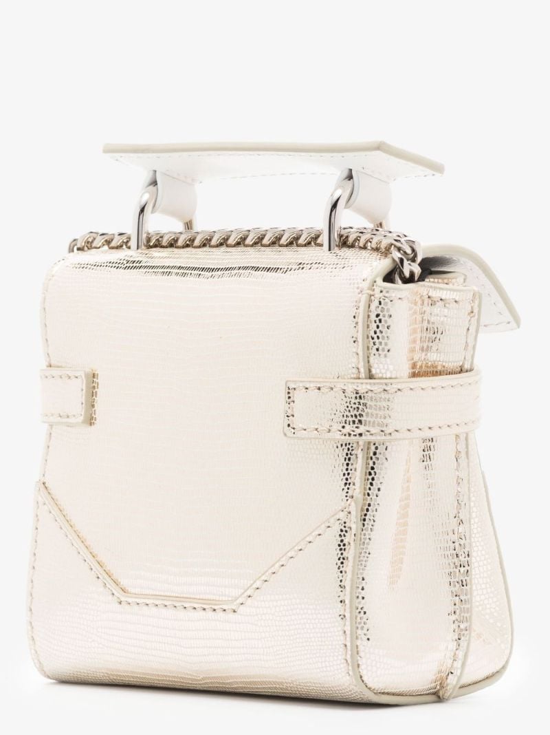 Silver B-buzz 23 Leather Shoulder Bag