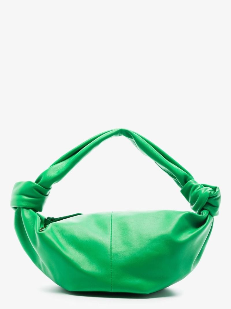 Green Double Knot Leather Mini Bag