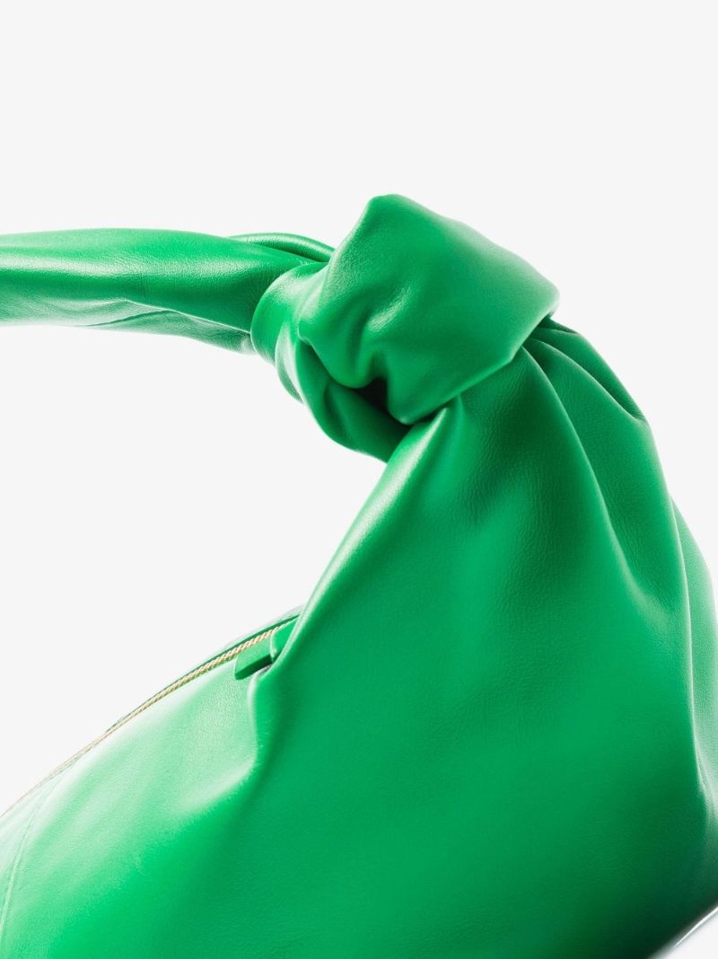 Green Double Knot Leather Mini Bag