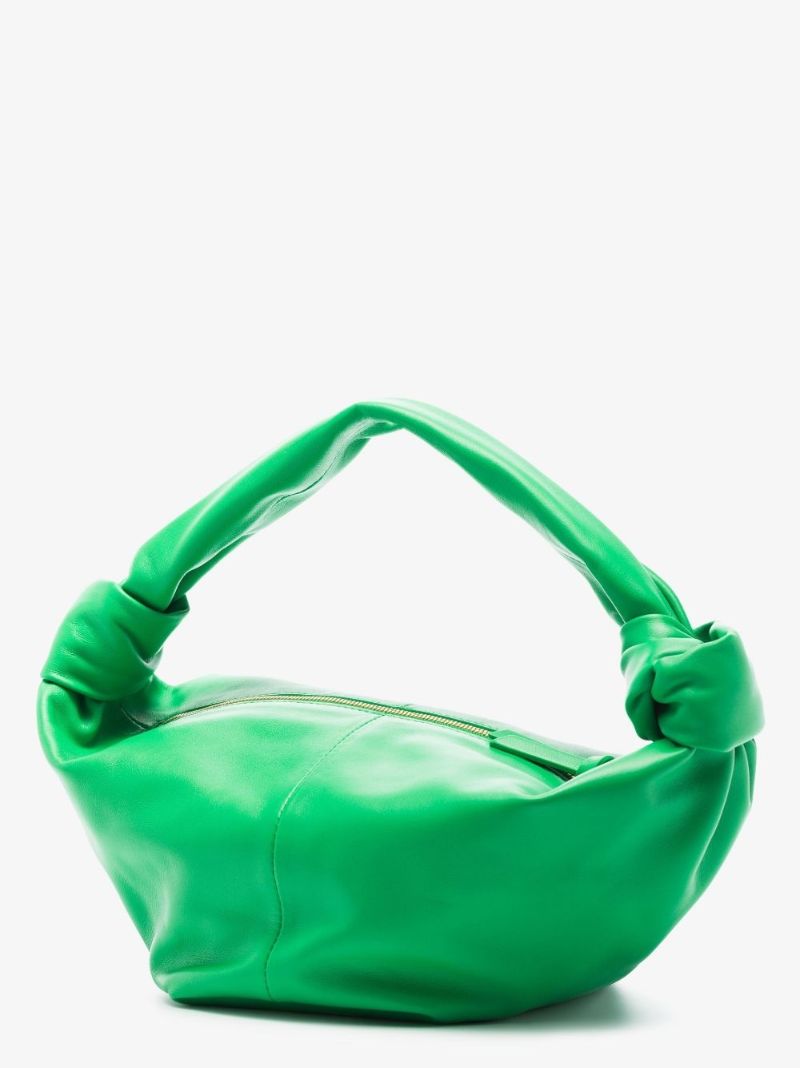 Green Double Knot Leather Mini Bag