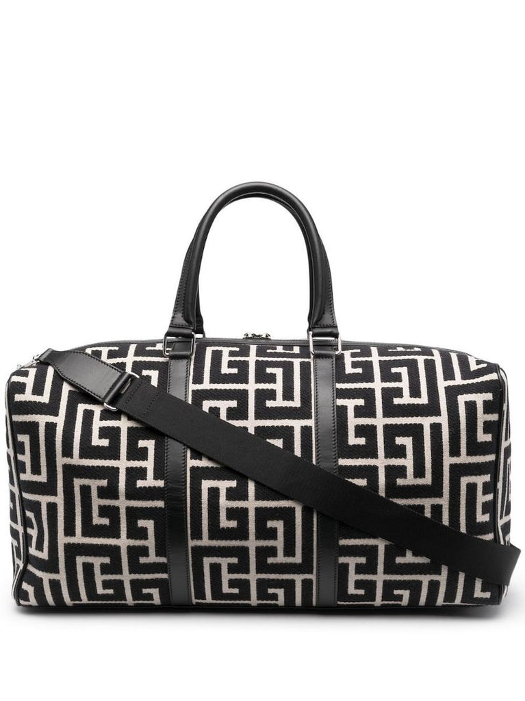 Black Monogram Canvas Holdall