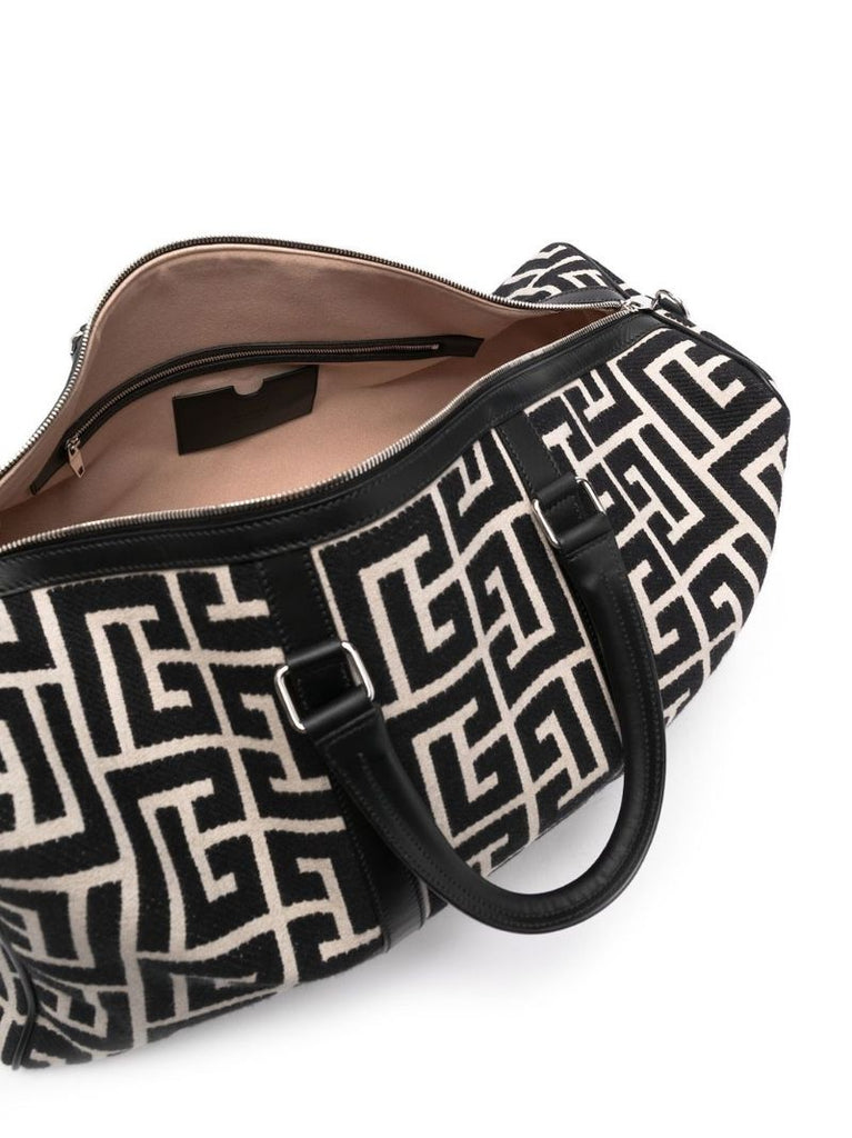 Black Monogram Canvas Holdall